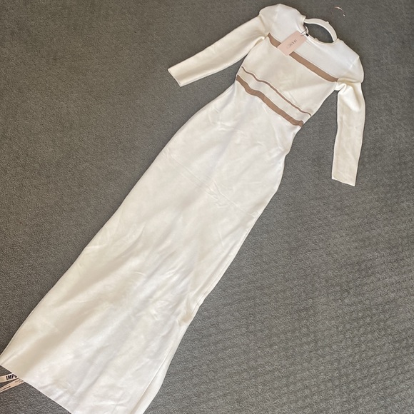 House Of CB, 'Conastanza' White Bandage Maxi Dress, Size S **FIRM PRICE** - Picture 10 of 12